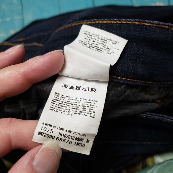 Italian John Galliano jeans Dark Wash Jeans 31 made in Italy - Picture 8 of 16